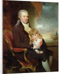 Edward George Lind and his Son, Montague by William Beechey