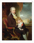Edward George Lind and his Son, Montague by William Beechey