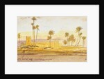 Near Wady Halfeh, 5:30pm, 6 February 1867 by Edward Lear