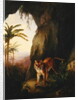 Tiger in a cave, c.1814 by Jacques-Laurent Agasse