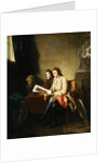 Portrait of a Man and a Boy looking at Prints, c.1765-70 by John Hamilton Mortimer