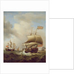 Shipping in a Choppy Sea, 1753 by Samuel Scott