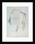 A Long Story, design 23r from 'The Poems of Thomas Gray', 1797-1798 by William Blake