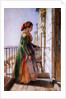 A Greek Girl Standing on a Balcony, c.1840 by John Frederick Lewis