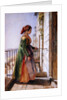 A Greek Girl Standing on a Balcony, c.1840 by John Frederick Lewis