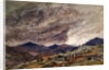 Mountainous Landscape with Stormy Sky by Barbara Leigh Smith Bodichon