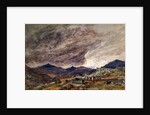 Mountainous Landscape with Stormy Sky by Barbara Leigh Smith Bodichon