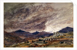 Mountainous Landscape with Stormy Sky by Barbara Leigh Smith Bodichon