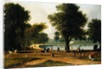 The Serpentine, Hyde Park by George Sidney Shepherd