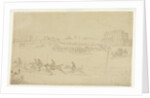 A Race of the Knavesmire at York by Thomas Rowlandson