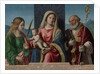 Virgin and Child with Saints Catherine and Nicholas, 1510-17 by Giovanni Battista Cima da Conegliano