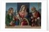 Virgin and Child with Saints Catherine and Nicholas, 1510-17 by Giovanni Battista Cima da Conegliano