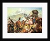 The Battle of Blauwkrantz, 1838 by Thomas Baines