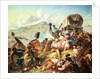 The Battle of Blauwkrantz, 1838 by Thomas Baines