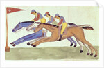 Horse Racing in Bengal, c.1830 by School Kalighat