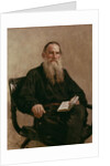 Lev Tolstoy 1887 by Ilya Efimovich Repin