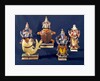 Four of the incarnations of Vishnu by Indian School