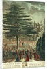 Inauguration of the bust of Carl Linnaeus in the Jardin des Plantes, underneath the Cedar of Lebanon which he planted in 1646, 23rd August 1790 by French School