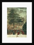 Inauguration of the bust of Carl Linnaeus in the Jardin des Plantes, underneath the Cedar of Lebanon which he planted in 1646, 23rd August 1790 by French School