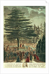 Inauguration of the bust of Carl Linnaeus in the Jardin des Plantes, underneath the Cedar of Lebanon which he planted in 1646, 23rd August 1790 by French School