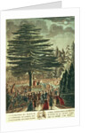 Inauguration of the bust of Carl Linnaeus in the Jardin des Plantes, underneath the Cedar of Lebanon which he planted in 1646, 23rd August 1790 by French School