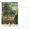 Inauguration of the bust of Carl Linnaeus in the Jardin des Plantes, underneath the Cedar of Lebanon which he planted in 1646, 23rd August 1790 by French School
