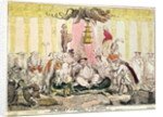 The Court at Brighton a la Chinese, 1816 by George Cruikshank