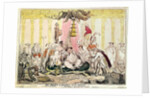 The Court at Brighton a la Chinese, 1816 by George Cruikshank