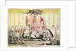 The Court at Brighton a la Chinese, 1816 by George Cruikshank
