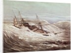The Mississippi Steam Frigate in a Typhoon by American School