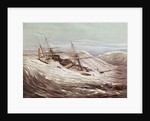 The Mississippi Steam Frigate in a Typhoon by American School