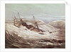The Mississippi Steam Frigate in a Typhoon by American School
