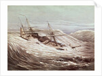 The Mississippi Steam Frigate in a Typhoon by American School