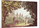 The Gardens of Windsor Castle, set design for the opera 'Anna Bolena' by Alessandro Sanquirico