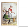 Robertena Peelena the Maid of All Work, no. 4 from the series 'Household Servants', published in 1829 by William Heath