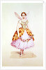 Girl in a bee costume, the Bonaparte emblem, as worn at a fancy dress party given by Napoleon III and Empress Eugenie, 9th February 1863 by French School