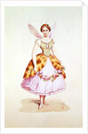 Girl in a bee costume, the Bonaparte emblem, as worn at a fancy dress party given by Napoleon III and Empress Eugenie, 9th February 1863 by French School