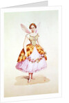Girl in a bee costume, the Bonaparte emblem, as worn at a fancy dress party given by Napoleon III and Empress Eugenie, 9th February 1863 by French School