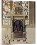 Monument to William Shakespeare c.1616-23 by Gheerart Janssen