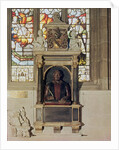 Monument to William Shakespeare c.1616-23 by Gheerart Janssen