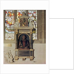 Monument to William Shakespeare c.1616-23 by Gheerart Janssen