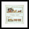 The 'London and York' Royal Mail Coach and Stephenson's 'Triumph', woven for the York Exhibition, 1879 by English School