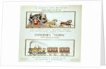 The 'London and York' Royal Mail Coach and Stephenson's 'Triumph', woven for the York Exhibition, 1879 by English School