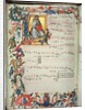 Page of musical notation with a historiated initial by Italian School