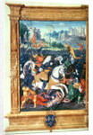 Francois I at the Battle of Marignano, 14th September 1515 by French School
