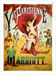 Cover of the score sheet for 'La Vie Parisienne Quadrille' by Charles Marriott by English School