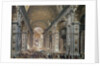 Interior of St. Peter's, Rome, 1867 by Louis Haghe