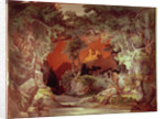 Stage model for the opera 'Tannhauser' by Richard Wagner by German School