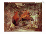 Stage model for the opera 'Tannhauser' by Richard Wagner by German School