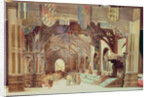 Stage model for the opera 'Tannhauser' by Richard Wagner by German School